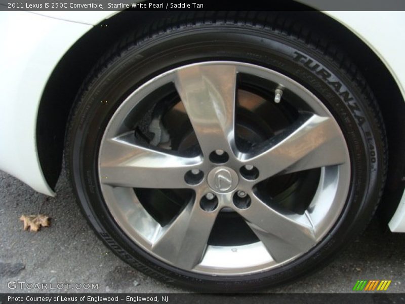 Starfire White Pearl / Saddle Tan 2011 Lexus IS 250C Convertible