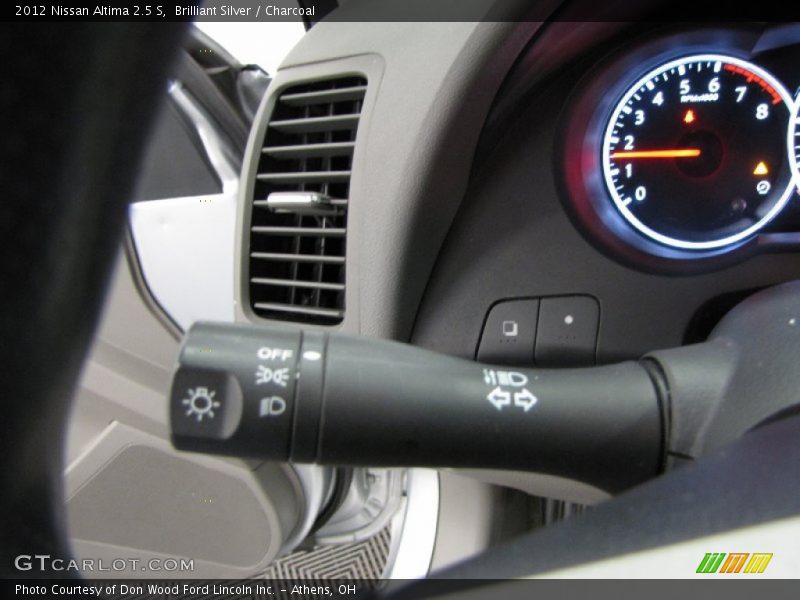 Brilliant Silver / Charcoal 2012 Nissan Altima 2.5 S