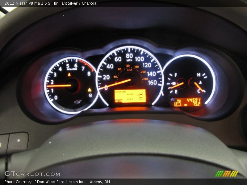 Brilliant Silver / Charcoal 2012 Nissan Altima 2.5 S