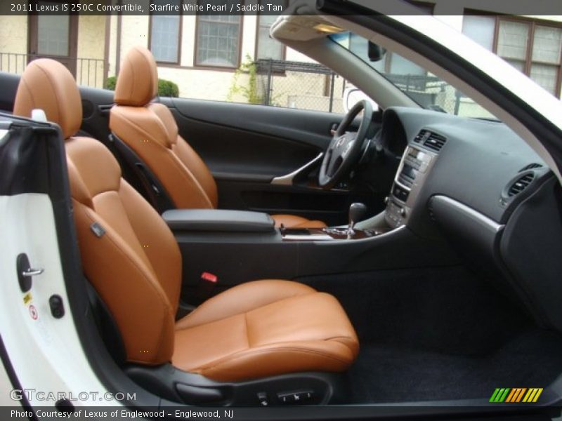 Starfire White Pearl / Saddle Tan 2011 Lexus IS 250C Convertible