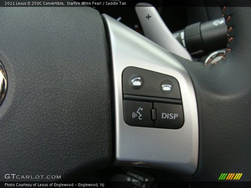 Starfire White Pearl / Saddle Tan 2011 Lexus IS 250C Convertible