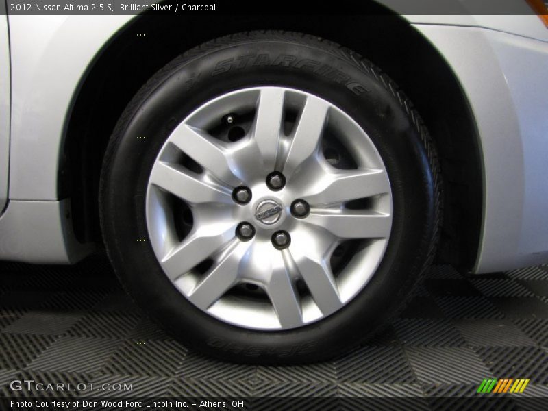 Brilliant Silver / Charcoal 2012 Nissan Altima 2.5 S