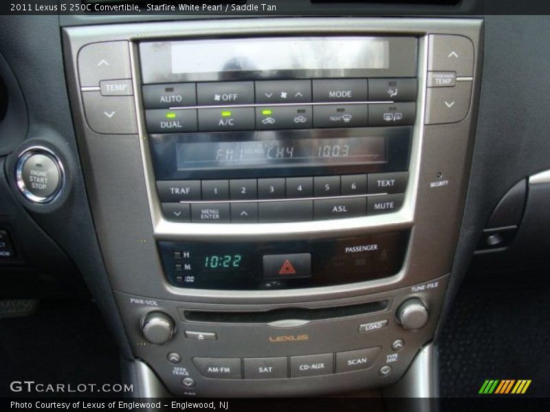 Starfire White Pearl / Saddle Tan 2011 Lexus IS 250C Convertible