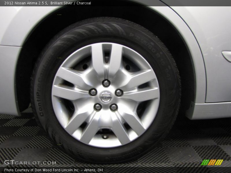 Brilliant Silver / Charcoal 2012 Nissan Altima 2.5 S