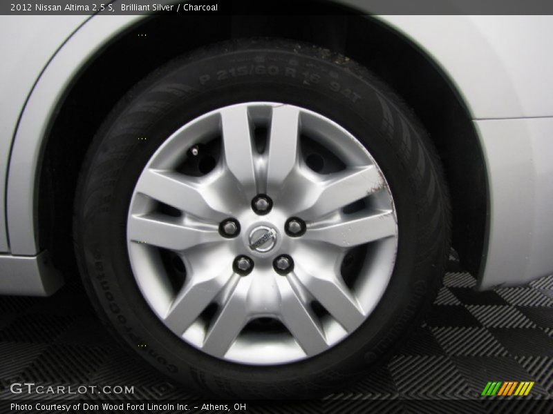 Brilliant Silver / Charcoal 2012 Nissan Altima 2.5 S