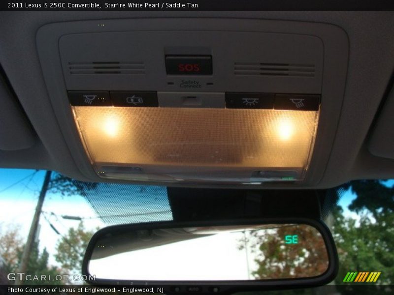 Starfire White Pearl / Saddle Tan 2011 Lexus IS 250C Convertible