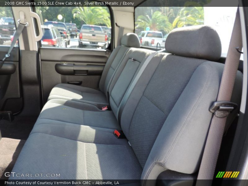 Silver Birch Metallic / Ebony 2008 GMC Sierra 1500 SLE Crew Cab 4x4
