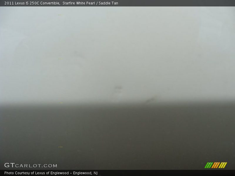Starfire White Pearl / Saddle Tan 2011 Lexus IS 250C Convertible