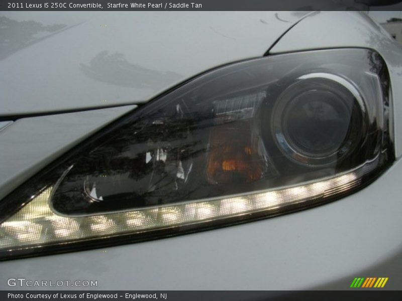 Starfire White Pearl / Saddle Tan 2011 Lexus IS 250C Convertible
