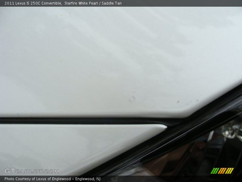 Starfire White Pearl / Saddle Tan 2011 Lexus IS 250C Convertible