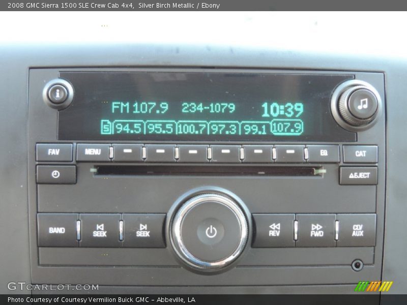 Silver Birch Metallic / Ebony 2008 GMC Sierra 1500 SLE Crew Cab 4x4