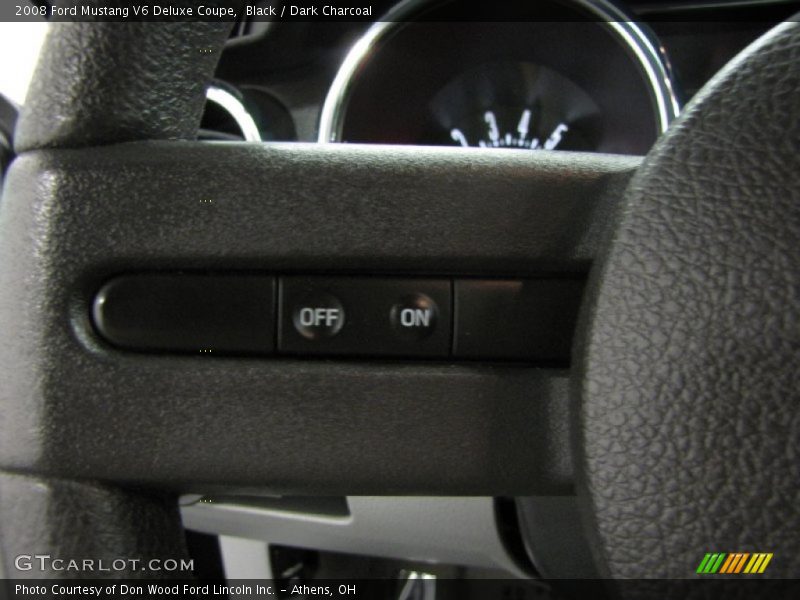 Black / Dark Charcoal 2008 Ford Mustang V6 Deluxe Coupe