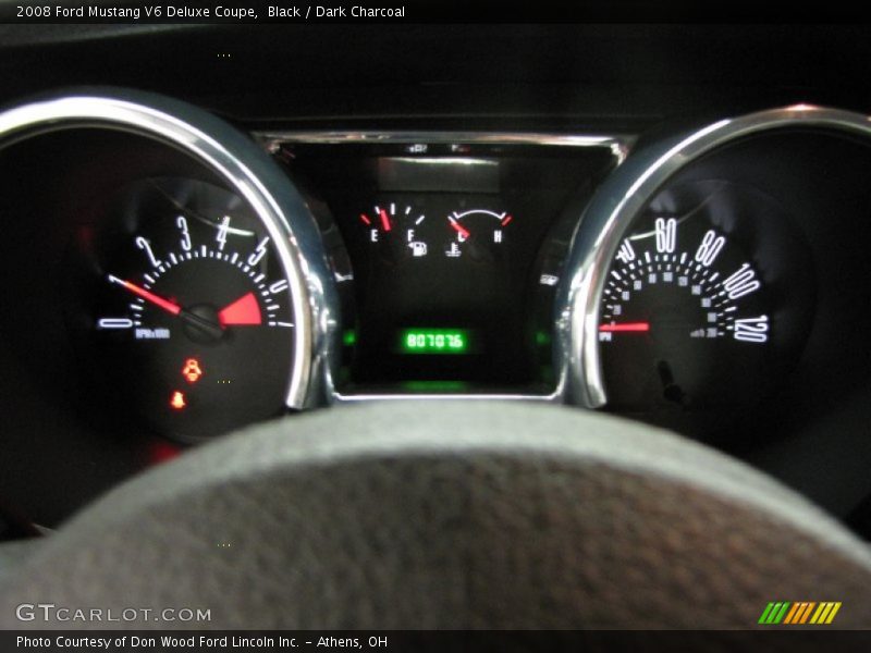Black / Dark Charcoal 2008 Ford Mustang V6 Deluxe Coupe