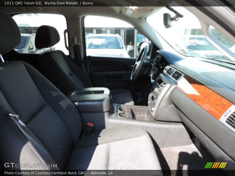 Mocha Steel Metallic / Ebony 2011 GMC Yukon SLE