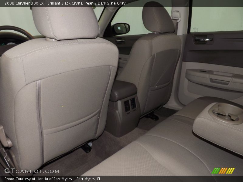 Brilliant Black Crystal Pearl / Dark Slate Gray 2008 Chrysler 300 LX