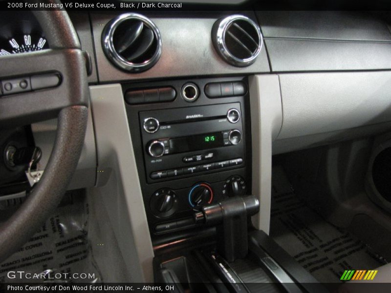 Black / Dark Charcoal 2008 Ford Mustang V6 Deluxe Coupe