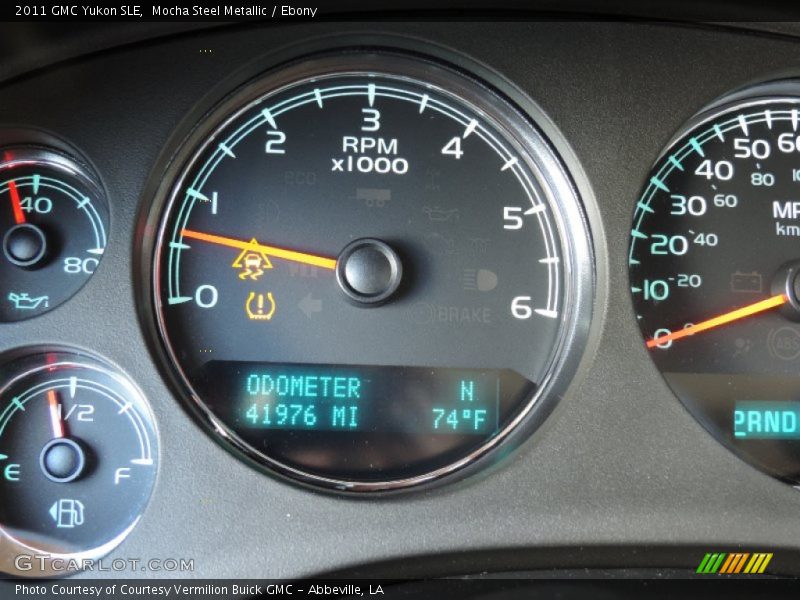 Mocha Steel Metallic / Ebony 2011 GMC Yukon SLE