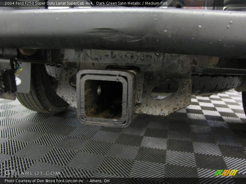 Dark Green Satin Metallic / Medium Flint 2004 Ford F250 Super Duty Lariat SuperCab 4x4