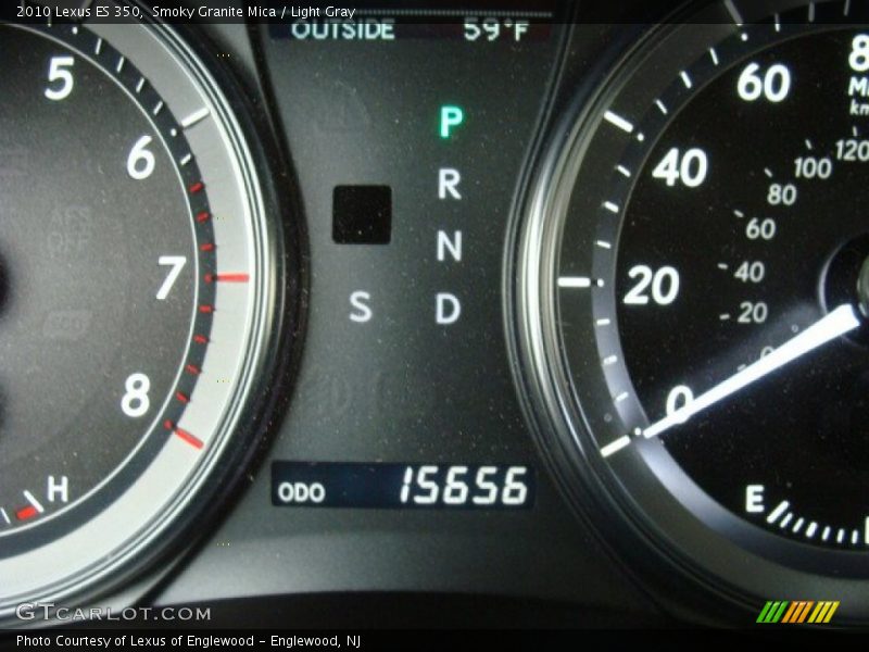 Smoky Granite Mica / Light Gray 2010 Lexus ES 350