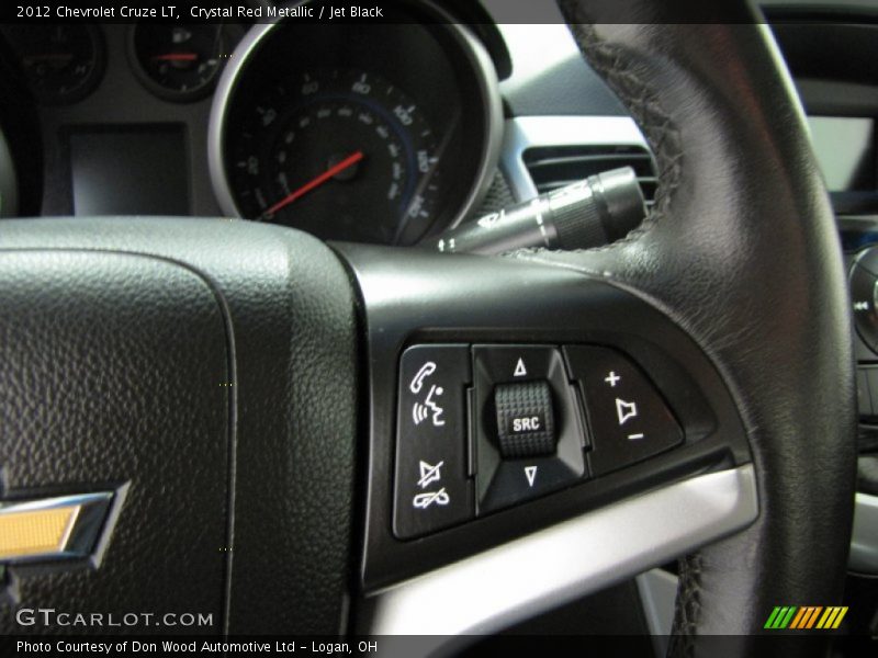 Crystal Red Metallic / Jet Black 2012 Chevrolet Cruze LT
