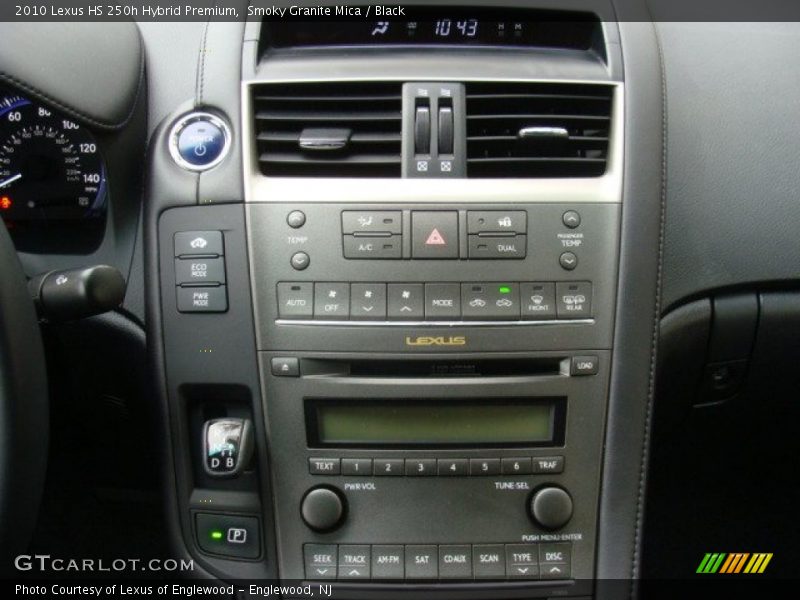 Smoky Granite Mica / Black 2010 Lexus HS 250h Hybrid Premium
