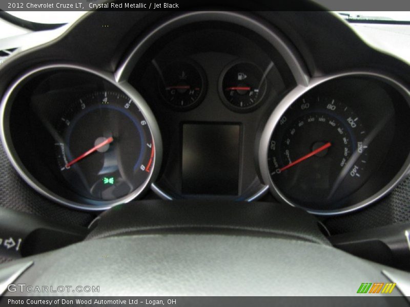 Crystal Red Metallic / Jet Black 2012 Chevrolet Cruze LT