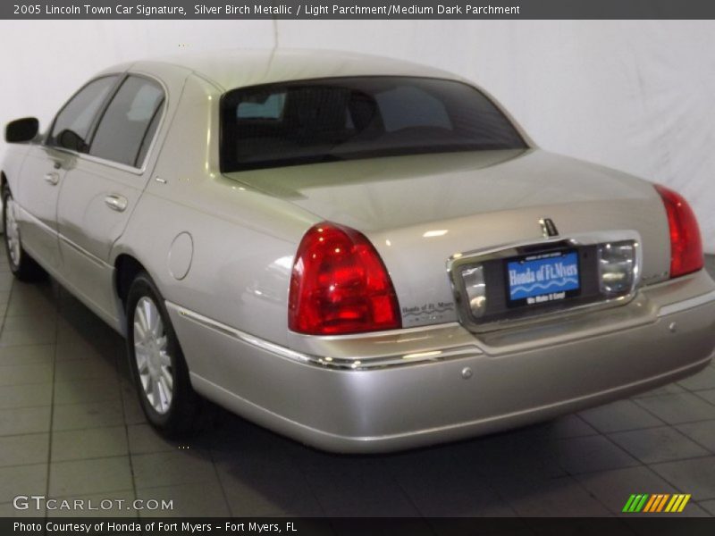 Silver Birch Metallic / Light Parchment/Medium Dark Parchment 2005 Lincoln Town Car Signature