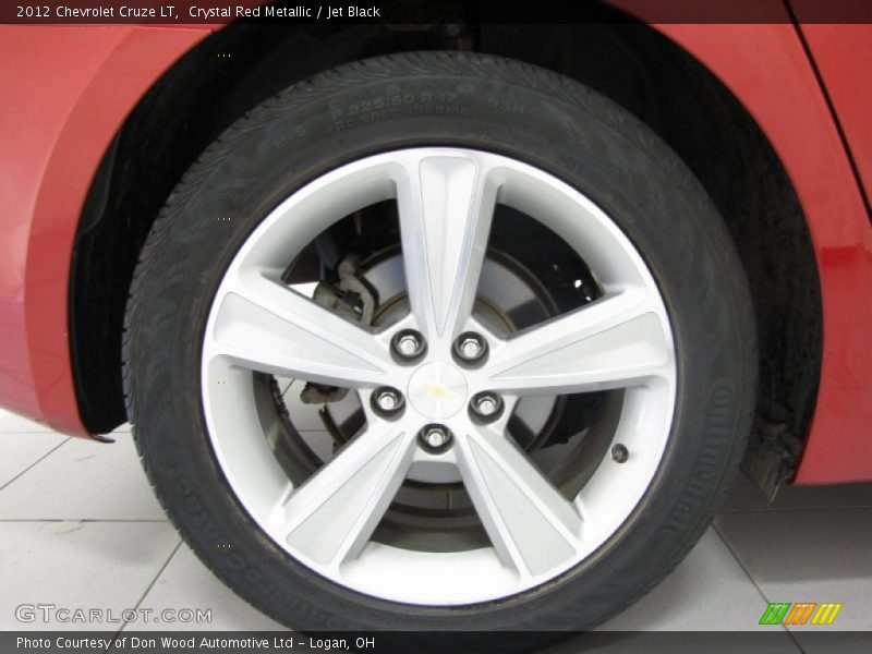 Crystal Red Metallic / Jet Black 2012 Chevrolet Cruze LT