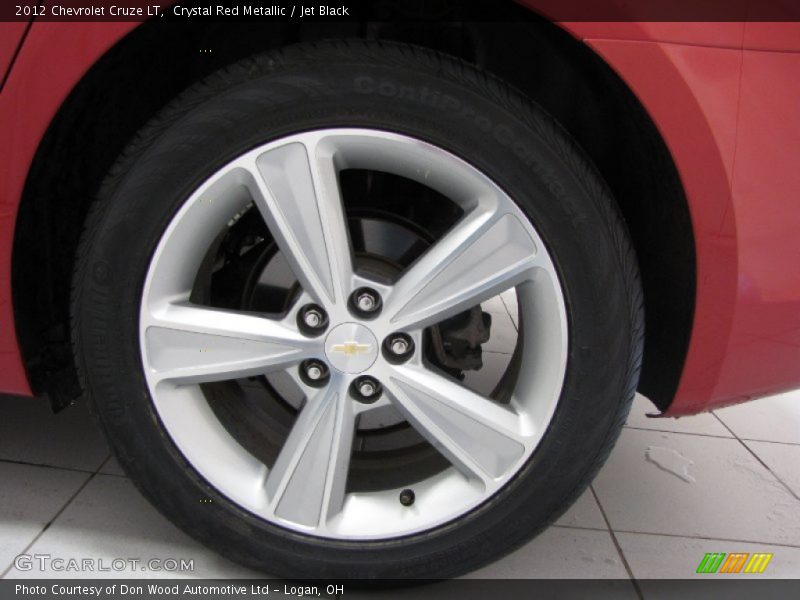 Crystal Red Metallic / Jet Black 2012 Chevrolet Cruze LT