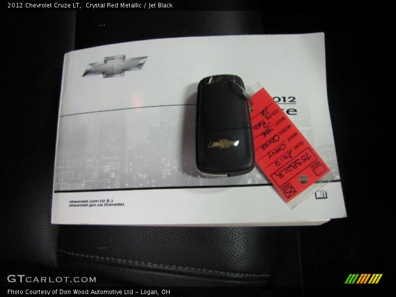 Crystal Red Metallic / Jet Black 2012 Chevrolet Cruze LT