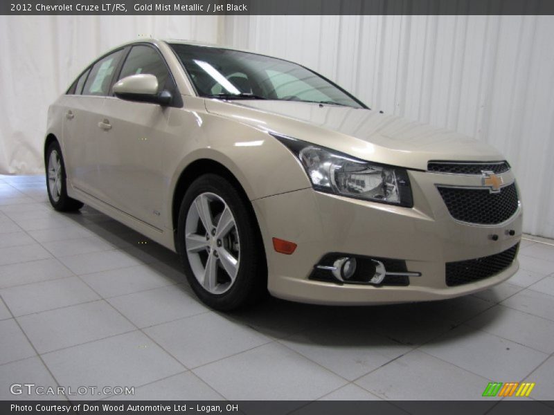 Gold Mist Metallic / Jet Black 2012 Chevrolet Cruze LT/RS