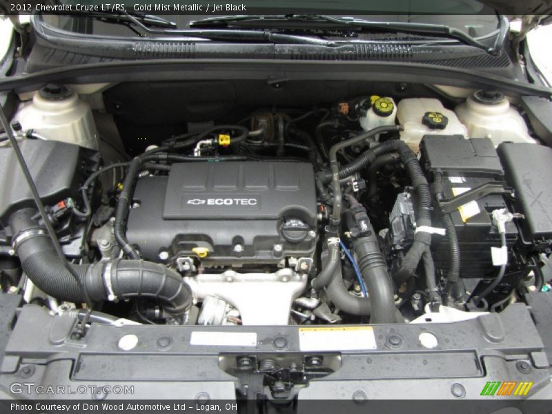 Gold Mist Metallic / Jet Black 2012 Chevrolet Cruze LT/RS