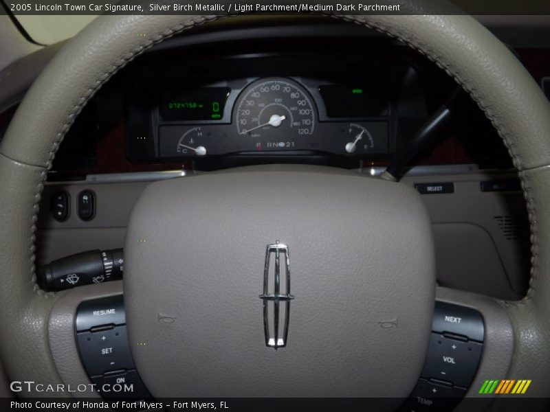 Silver Birch Metallic / Light Parchment/Medium Dark Parchment 2005 Lincoln Town Car Signature