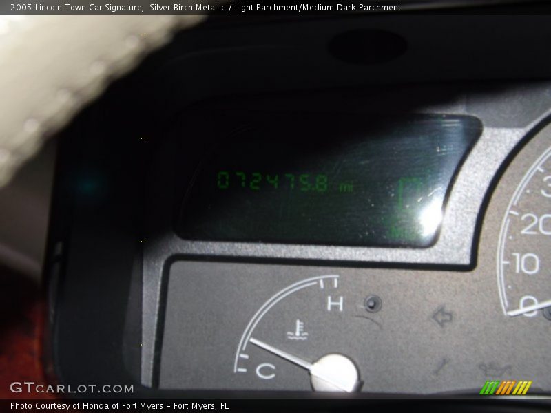 Silver Birch Metallic / Light Parchment/Medium Dark Parchment 2005 Lincoln Town Car Signature