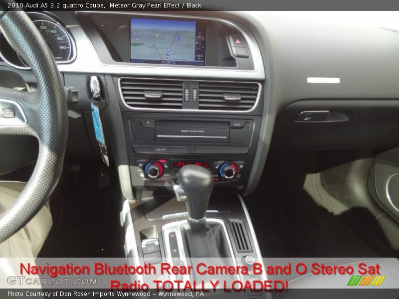 Meteor Gray Pearl Effect / Black 2010 Audi A5 3.2 quattro Coupe