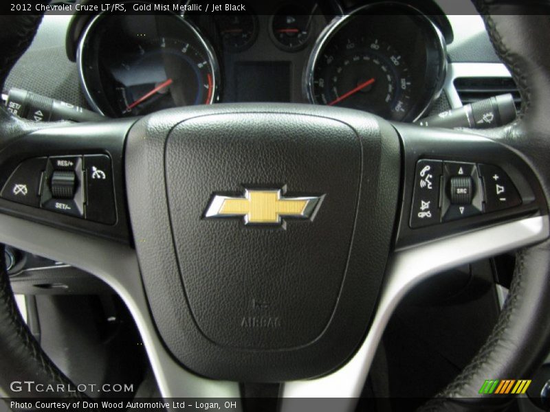 Gold Mist Metallic / Jet Black 2012 Chevrolet Cruze LT/RS