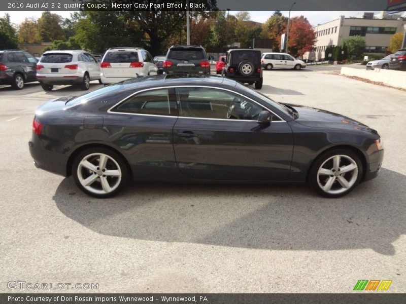 Meteor Gray Pearl Effect / Black 2010 Audi A5 3.2 quattro Coupe