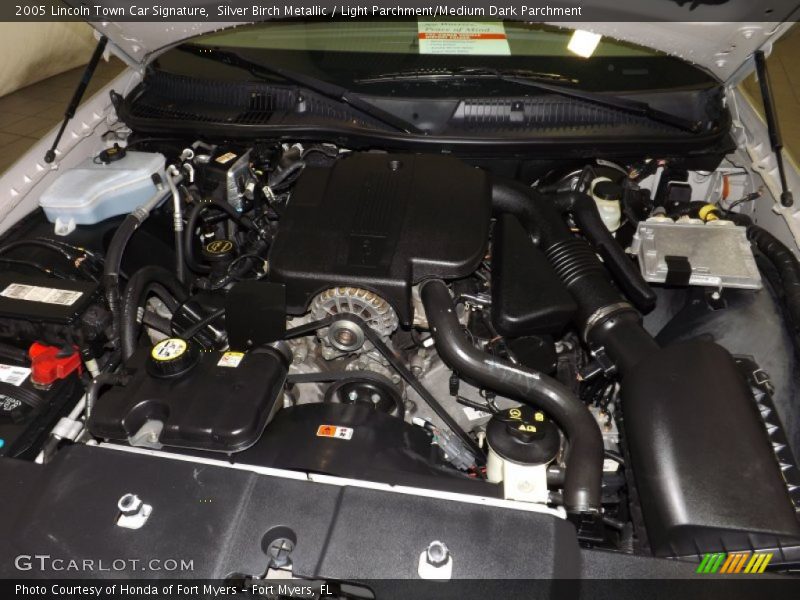 Silver Birch Metallic / Light Parchment/Medium Dark Parchment 2005 Lincoln Town Car Signature