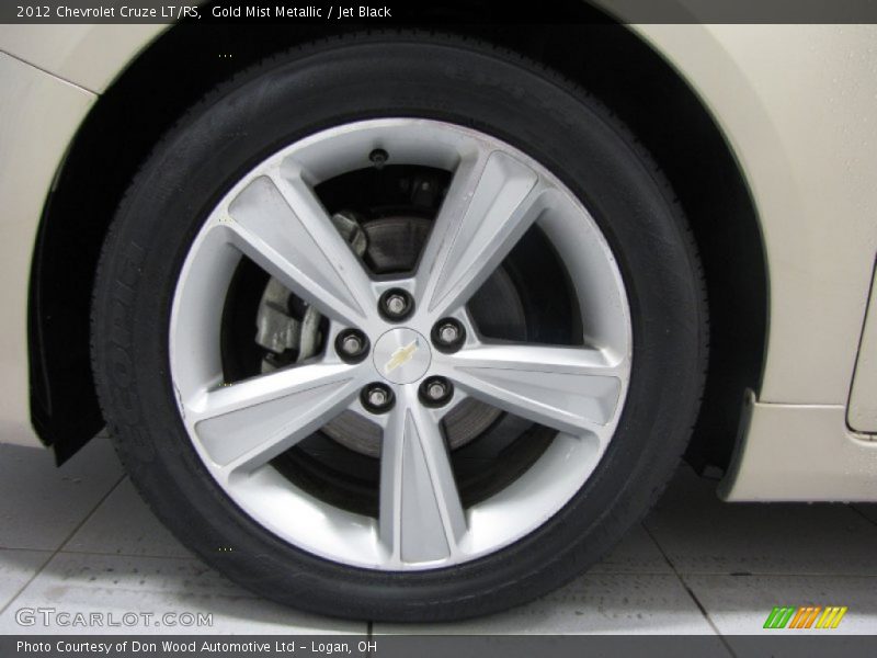 Gold Mist Metallic / Jet Black 2012 Chevrolet Cruze LT/RS