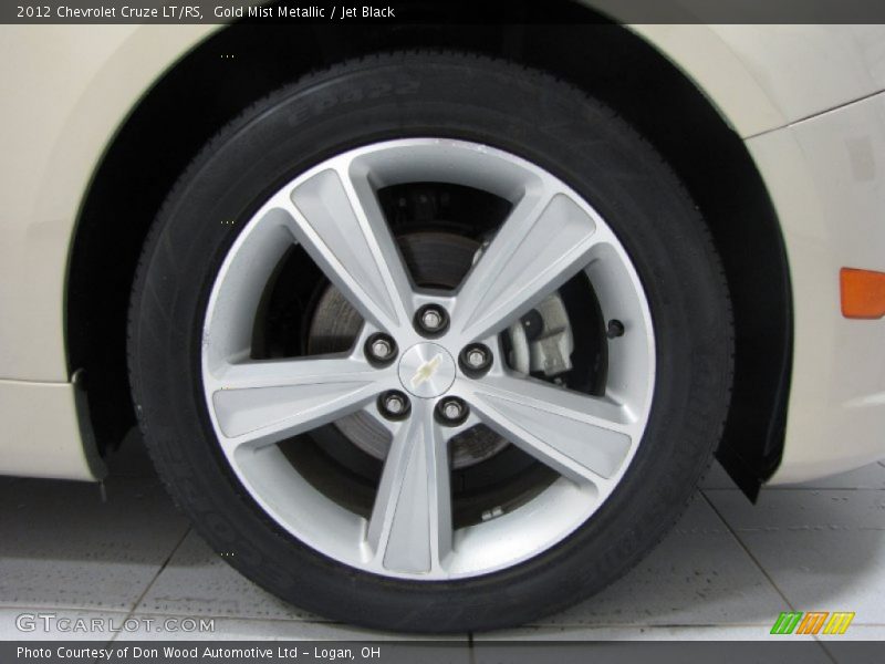 Gold Mist Metallic / Jet Black 2012 Chevrolet Cruze LT/RS