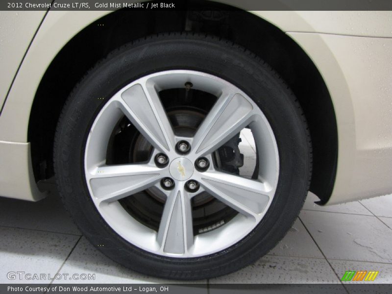 Gold Mist Metallic / Jet Black 2012 Chevrolet Cruze LT/RS