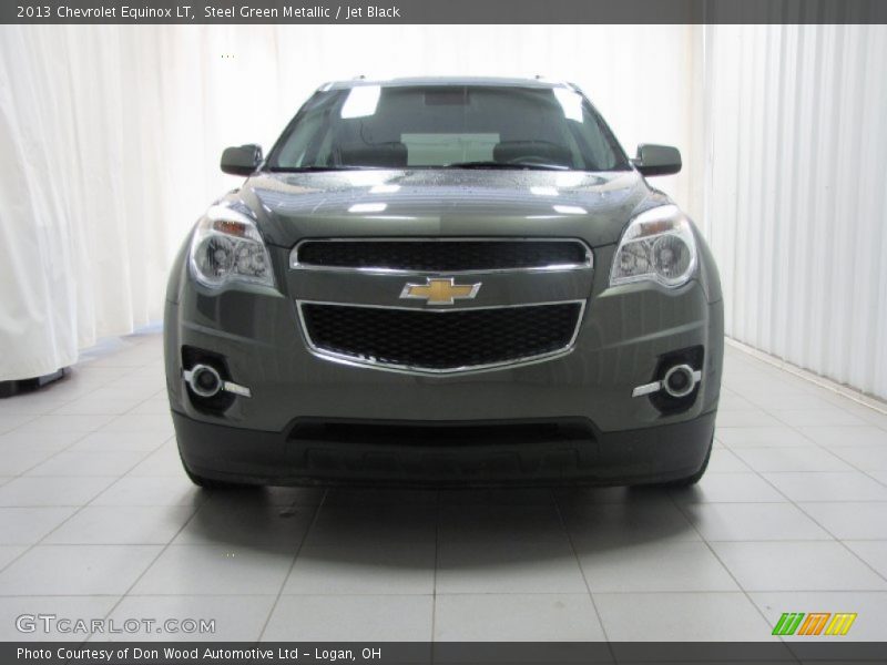 Steel Green Metallic / Jet Black 2013 Chevrolet Equinox LT