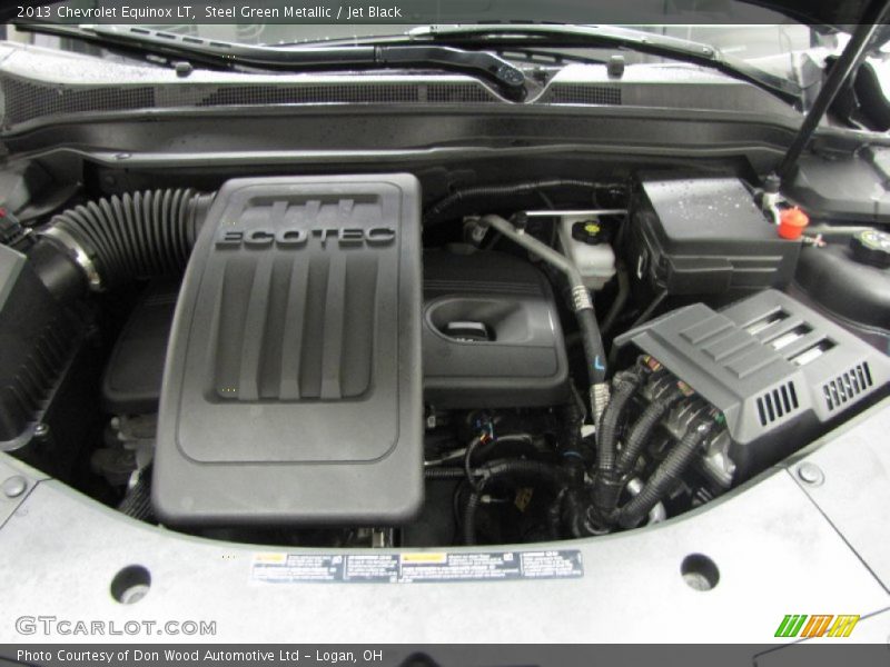 Steel Green Metallic / Jet Black 2013 Chevrolet Equinox LT