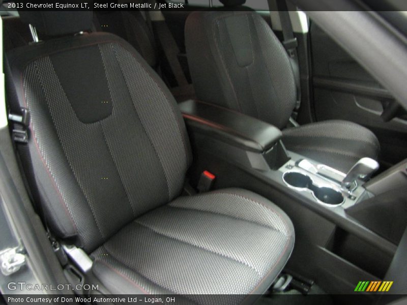 Steel Green Metallic / Jet Black 2013 Chevrolet Equinox LT