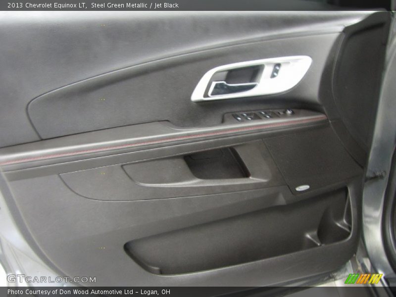 Steel Green Metallic / Jet Black 2013 Chevrolet Equinox LT