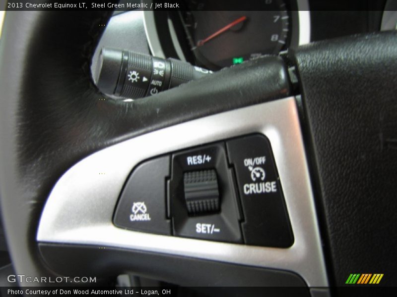 Steel Green Metallic / Jet Black 2013 Chevrolet Equinox LT