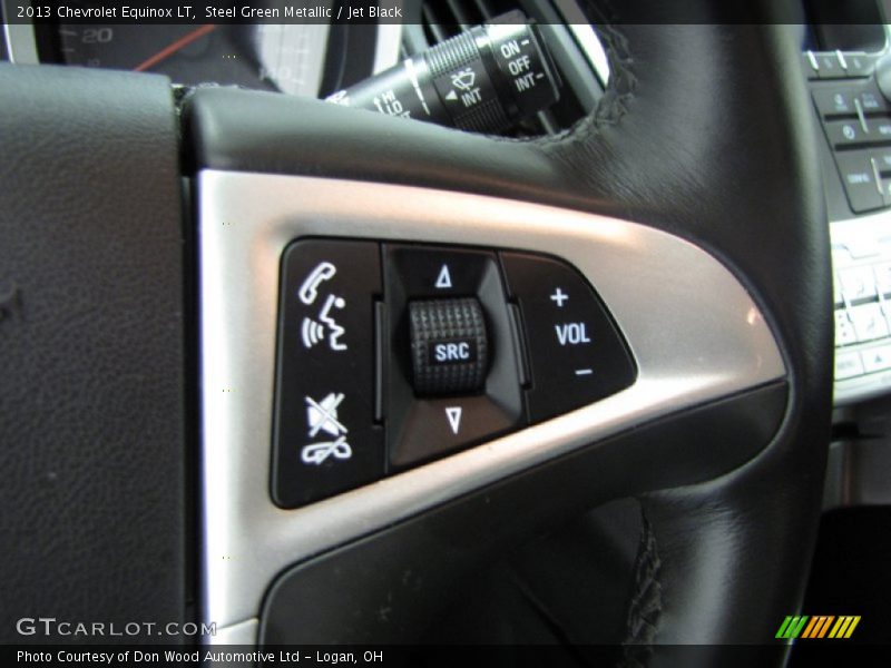 Steel Green Metallic / Jet Black 2013 Chevrolet Equinox LT