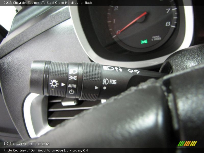 Steel Green Metallic / Jet Black 2013 Chevrolet Equinox LT