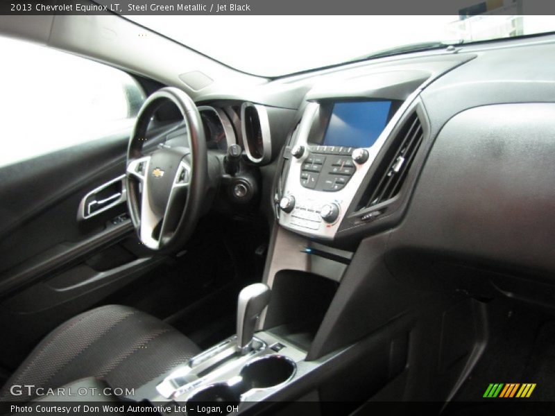 Steel Green Metallic / Jet Black 2013 Chevrolet Equinox LT