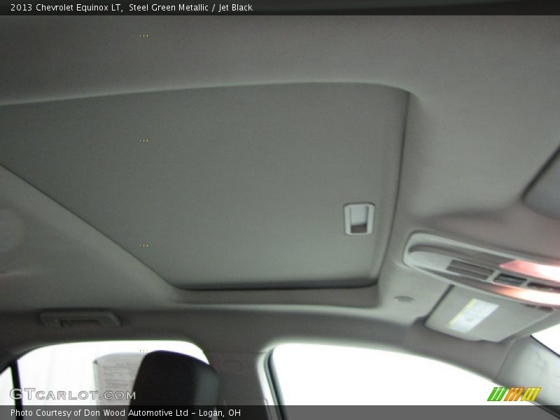 Steel Green Metallic / Jet Black 2013 Chevrolet Equinox LT